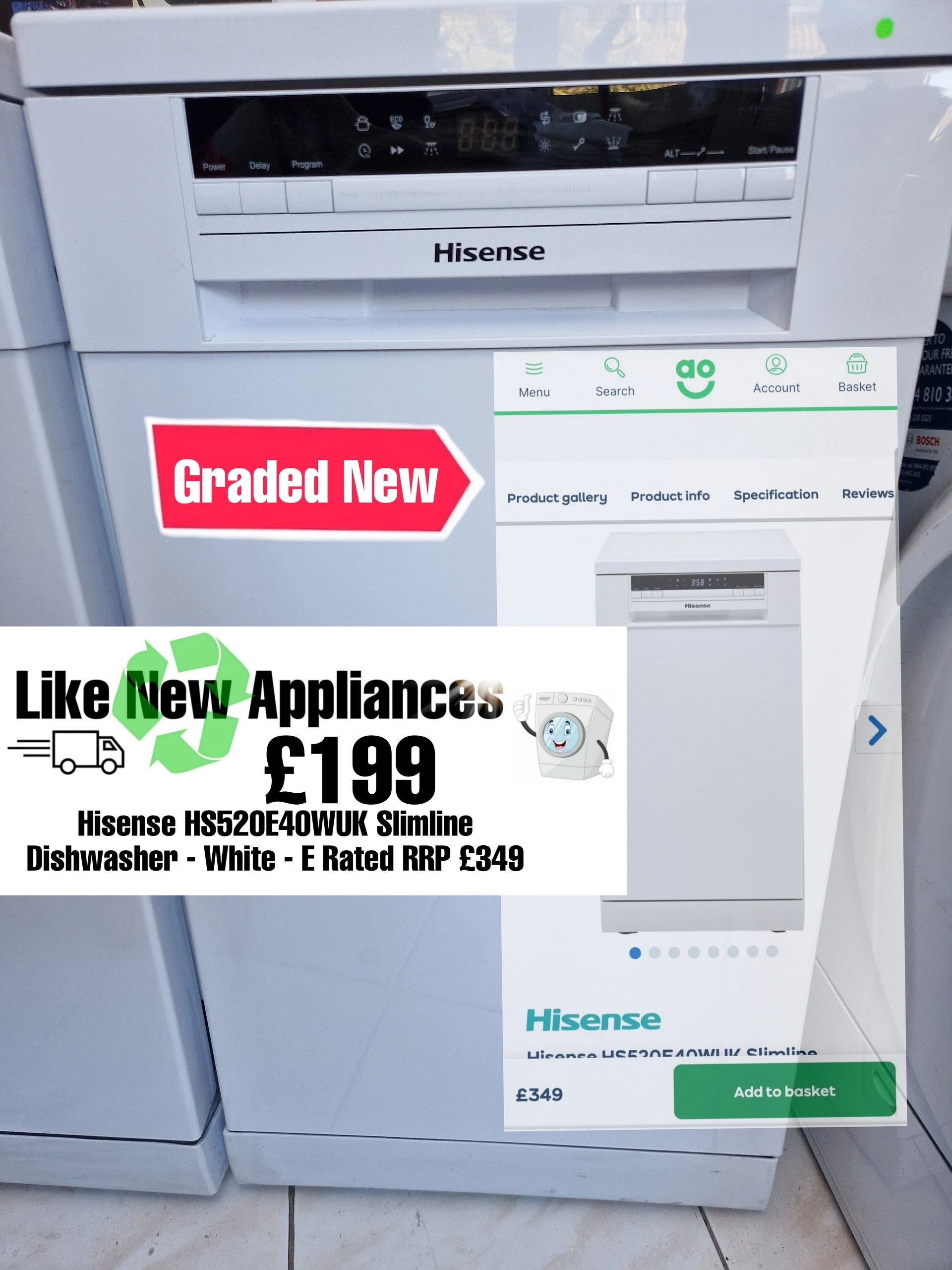 Genuine Like New Appliances WordPress dishwasher photograph used for gallery preview 03